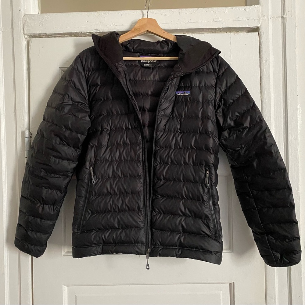 Patagonia Down Sweater Hoodie Black
